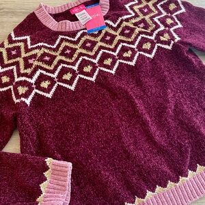 NWT Girls Size Large (10-12) Sweater by Zunie